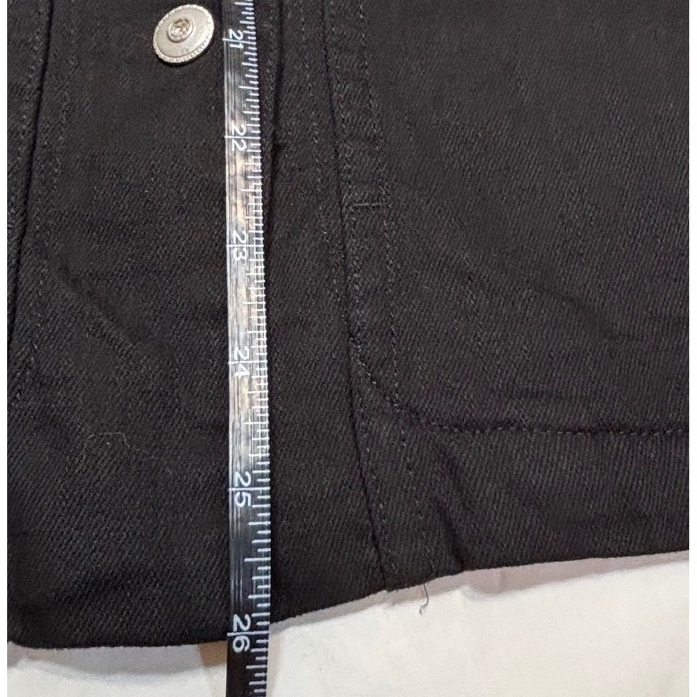 Christine Alexander Womens Jacket Size 3X Embellished Denim Rhinestone Black - Picture 5 of 8